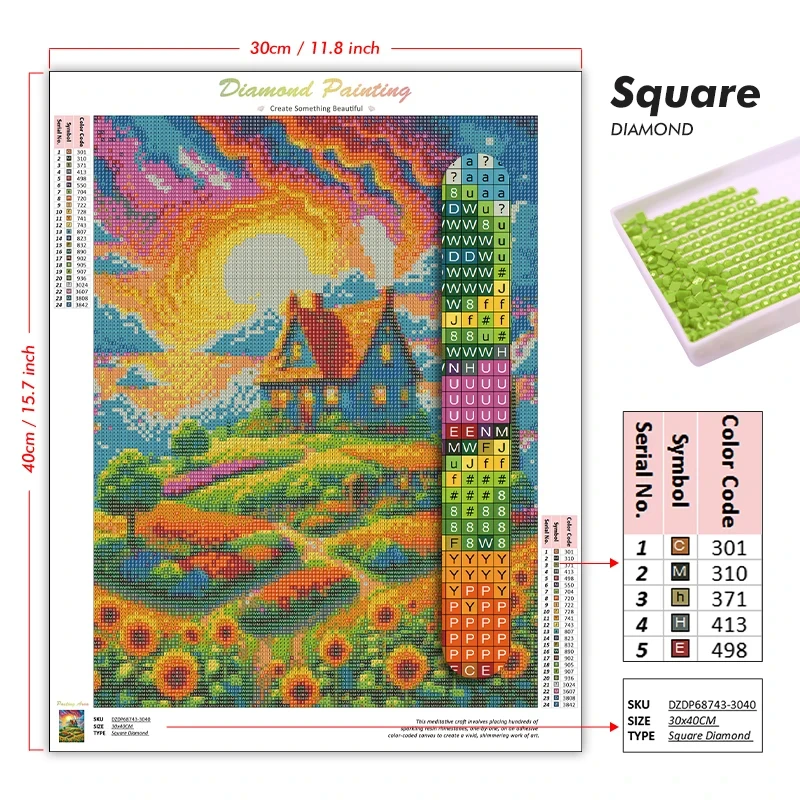 Diamond Painting Cardcaptor Sa - Photo Mosaic Print ulasan dan harga