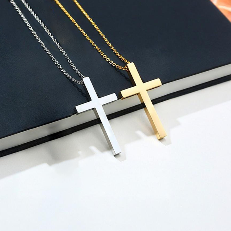Custom stainless steel cross p - Birth Flower Necklace ulasan dan harga